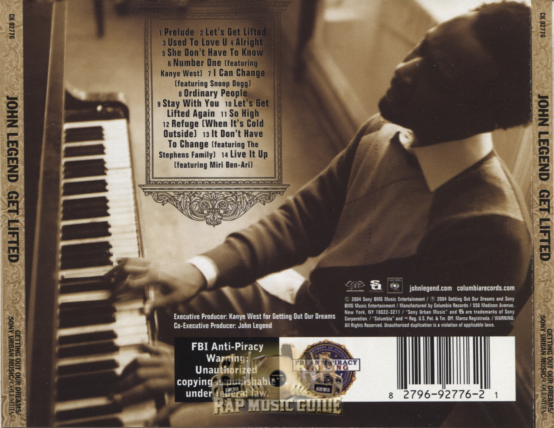 Get Lifted - John Legend Songs, Reviews, Credits AllMusic